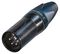 NC4MXX-BAG - XLR Plug, 4 Pole, Black