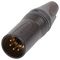 NC5MXX-B - XLR Plug, 5 Pole, Black