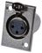 PSG01588 - Socket, XLR, Chassis, 3 Pole