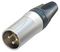 NC3MXX-HE - XLR Plug, 3 Pole, Heat Resist