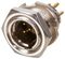 RT5MPR - Mini-XLR, Chassis Plug, Screwlock, 5 Pole
