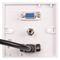 PELR0100 - 1 Gang Multimedia Wall Plate, 2x HDMI Sockets