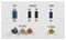 PELR0105 - 2 Gang Multimedia Wall Plate, 2x HDMI / VGA / USB-A / RCA / Composite Sockets