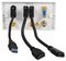 PELR0105 - 2 Gang Multimedia Wall Plate, 2x HDMI / VGA / USB-A / RCA / Composite Sockets