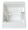 CLB-2770 - Conec2 1-Gang Angled Surface Mount Bench Pattress Box White
