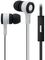 100.311UK - Rubberised Stereo Earphones with Handsfree, Black/White