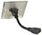 123.390UK - 1 Gang HDMI Wallplate with Flylead, Steel