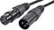 PSG3337-XLR-1.5M - 3 Pin XLR Male to XLR Female Microphone Lead, 1.5m Black