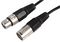 PSG3350-XLR-2M - 3 Pin XLR Male to XLR Female Microphone Lead, 2m Nickel