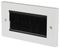 123.276UK - 2 Gang Black Brush Plate, White