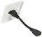 123.380UK - 1 Gang HDMI Wallplate with Flylead, White