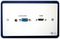 AVP129 - 2 Gang VGA/Audio/HDMI Wall Plate