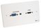 AVP129 - 2 Gang VGA/Audio/HDMI Wall Plate