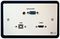 AVP181 - 2 Gang VGA/Audio/HDMI/USB-B Wall Plate
