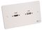 AVP603 - 2 Gang HDMI/USB-A Wall Plate