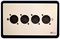 AVP924 - 2 Gang 4x D-Shell Wall Plate