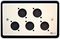 AVP925 - 2 Gang 5x D-Shell Wall Plate