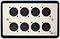 AVP928 - 2 Gang 8x D-Shell Wall Plate