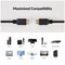 PSG3467-HDMI-3M - Ultra High Speed 8K Certified 60Hz HDMI Lead, Gold Plated, 3m, Black