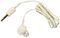 A013 - Mono Magnetic Earpiece with 3.5mm Jack, White