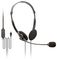 A088DU - Stereo USB PC Headset with Rotating Boom Microphone, Black