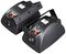 P602YBA - 60W Active Speakers 8 Ohm with BT/AUX & Bracket, Black (pair)