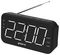 GVCR02BK - Radio Curve Rechargeable Alarm Clock Radio, Black