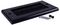 F267BB - 2 Gang Brush Wallplate, Black Plate / Black Brush