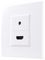 F267FG - 1 Gang 3.5mm Audio & HDMI 2.0 Multimedia Wallplate
