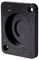 F267YG - Metal D-Series Blanking Plate, Black