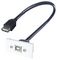 20-1050/HDMIUSBB - 1 Gang Snap-In Modular HDMI & USB Kit with 5m Cables