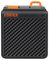 MP85-BLACK - Portable Bluetooth Wireless Speaker, Black / Orange