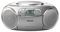 AZ127/12 - Portable CD Boombox with Dynamic Bass Boost, Silver