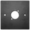 KPHD11.5 - 1 Gang 1 Socket Square XLR Wallplate, Black
