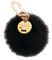 BQBPOOFBKI - Novelty Power Bank Charger 2500mAh, Black Pom Pom