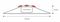 CAUR3 - Caution Cable Protector with 16 x 8mm Hole Grey / Red 3m