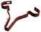 SD-STAG6TR/100 - Safe-D Stag Clips, Twin Cable, 6-8mm, Red, Pack of 100