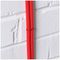 SD-STAG6TR/100 - Safe-D Stag Clips, Twin Cable, 6-8mm, Red, Pack of 100