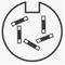 71206-050 - DIN Chassis Socket, 5 Pin, 240 Degree