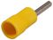FVWSPC-5.5 (LF) - Crimp Terminal, Pin, Yellow, 2.6mm x 9.5mm, 50 Pack