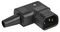 4736.0000 - IEC C14 Plug (E), Right Angle, Rewireable