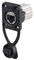 NE8FDX-P6-W - Cat6a Ethercon Feedthru, IP65