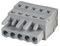 231-105/026-000 - Pluggable Terminal Socket Connector with CAGE CLAMP Actuation, 5 way, 5mm pitch, Grey