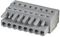 231-108/026-000 - Pluggable Terminal Socket Connector with CAGE CLAMP Actuation, 8 way, 5mm pitch, Grey