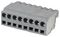 231-108/026-000 - Pluggable Terminal Socket Connector with CAGE CLAMP Actuation, 8 way, 5mm pitch, Grey
