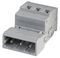 231-603 - Pluggable Terminal Plug Connector with CAGE CLAMP Actuation, 3 way, 5mm pitch, Grey