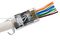 85-368 - RJ45 Feed-Thru Plugs, Cat6, 8P8C XL Cables, Shielded, Pack of 25