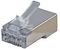 EZ-C6-FTP - Easy RJ45 Cat6 FTP Plugs, Offset, Shielded, Pack of 100