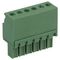 MC000068 - 3.5mm Pluggable Terminal Block, Plug - R/A, 6 Way, 8A