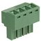 MC000098 - 3.81mm Pluggable Terminal Block, Plug, 4 Way, 26AWG to 16AWG, 10 A